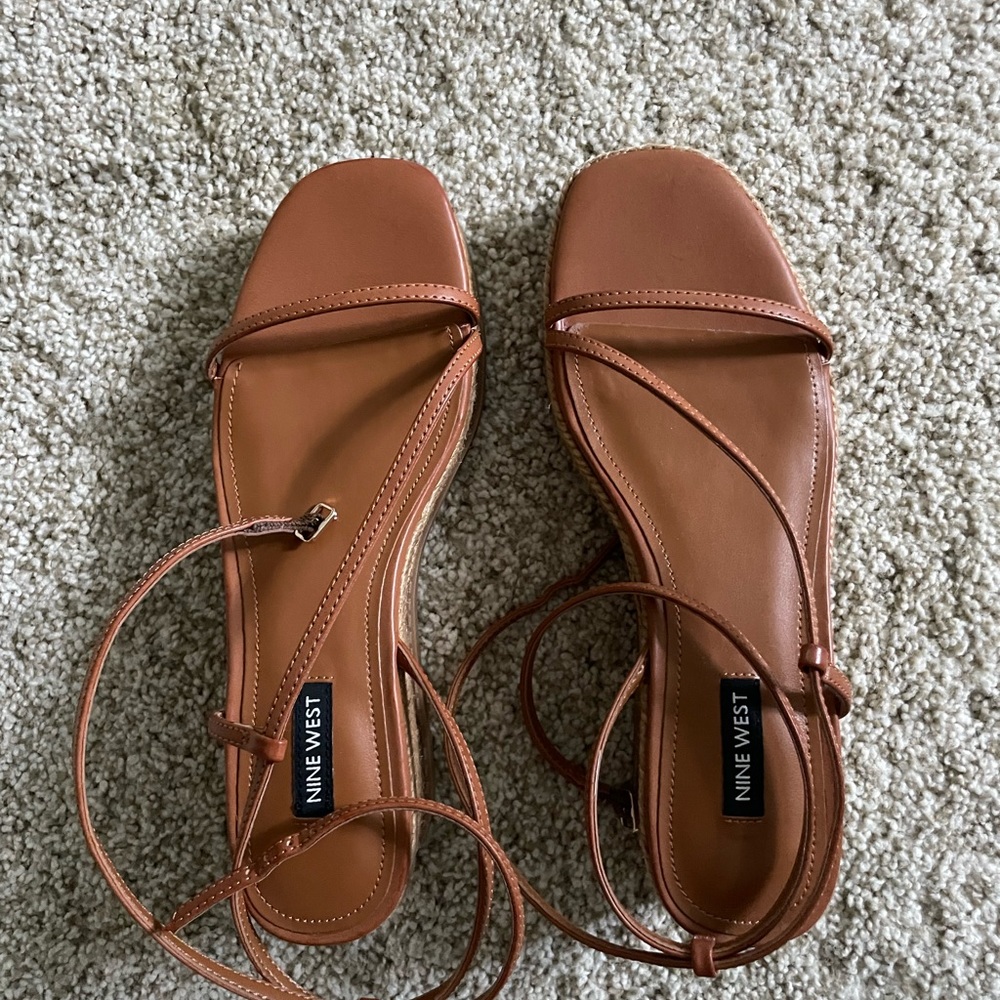 Nine West Wedge Sandals - Picture 2 of 3